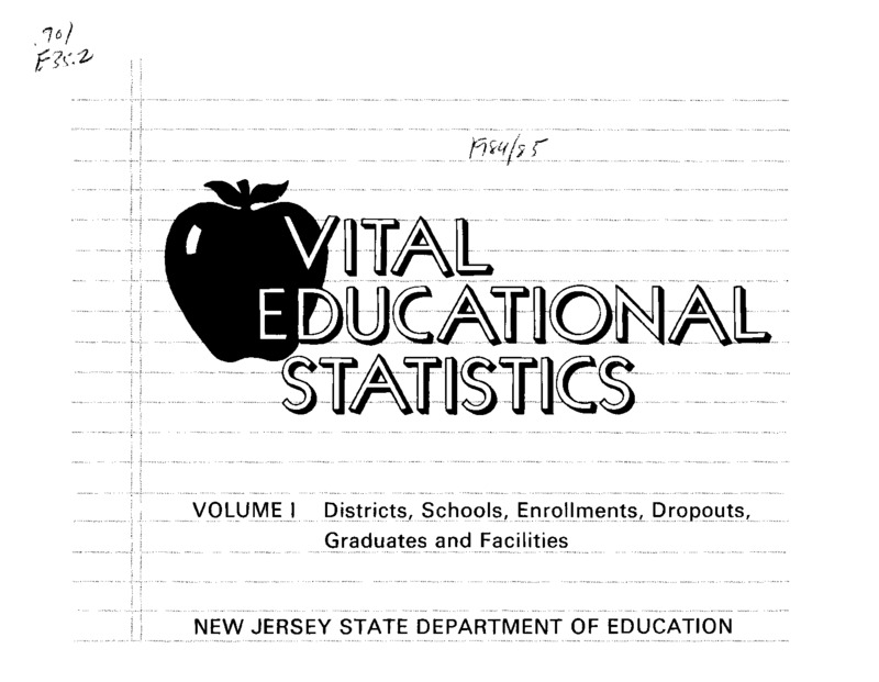 Vital Education Statistics 1984-85